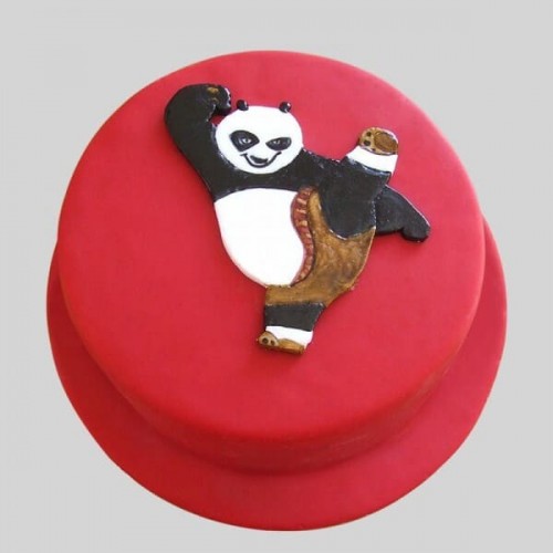 Kung Fu Panda Fondant Cake Delivery in Ghaziabad