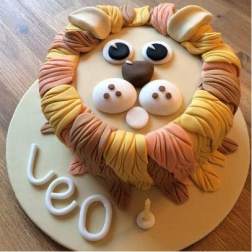 Lion King Fondant Cake Delivery in Ghaziabad