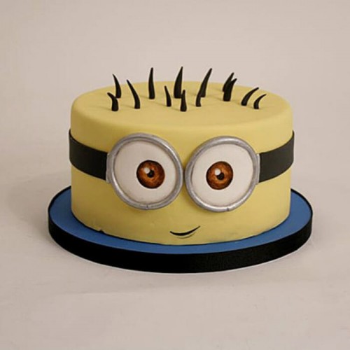 Minion Cartoon Fondant Cake Delivery in Ghaziabad