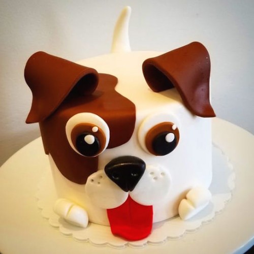 Puppy Customized Fondant Cake Delivery in Ghaziabad