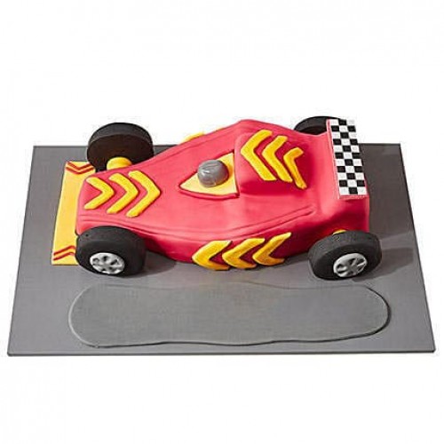 Racing Car Fondant Cake Delivery in Ghaziabad