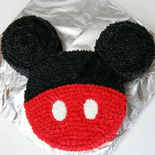 Red & Black Mickey Mouse Cake Delivery in Ghaziabad