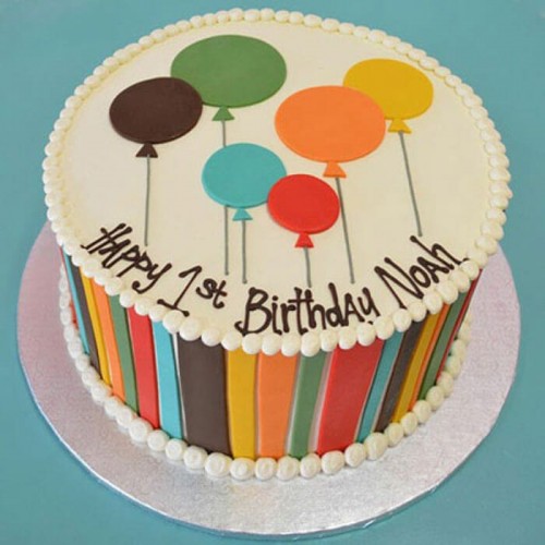 Shades Of Balloons Cake Delivery in Ghaziabad