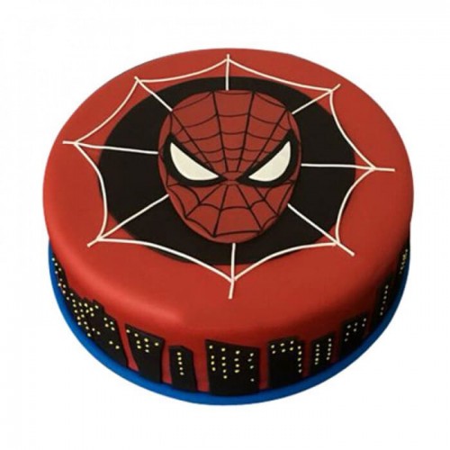Superb Spiderman Fondant Cake Delivery in Ghaziabad