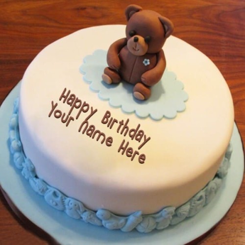 Teddy Theme Fondant Cake Delivery in Ghaziabad Teddy Theme Fondant Cake Delivery in Ghaziabad