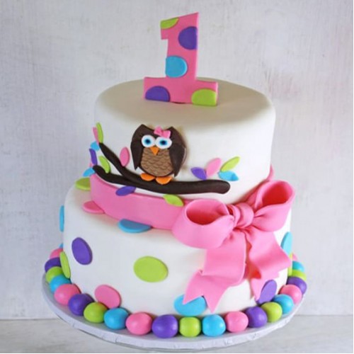 1st Birthday Designer Cake Delivery in Ghaziabad