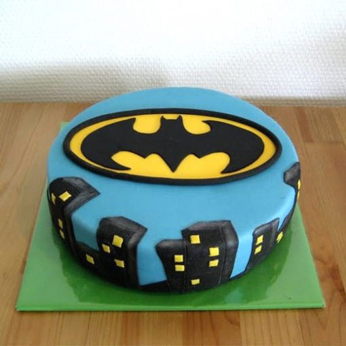 Batman Themed Fondant Cake Delivery in Ghaziabad