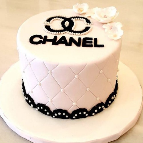 Chanel Theme Customized Cake Delivery in Ghaziabad