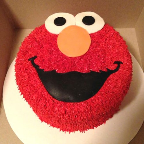 Elmo Face Cake Delivery in Ghaziabad