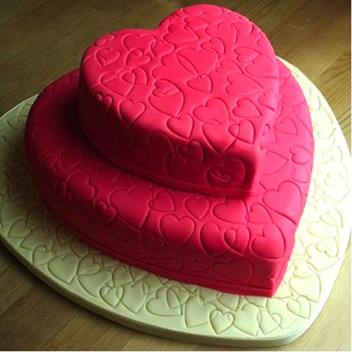 Magic of Love Romantic Fondant Cake Delivery in Ghaziabad