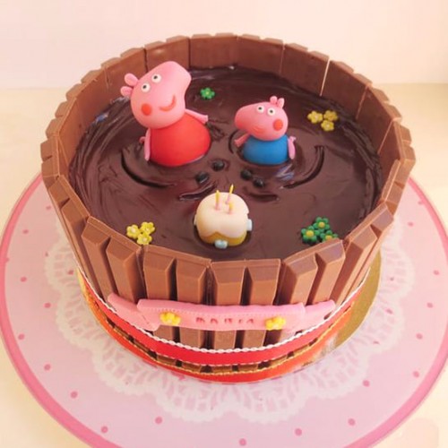 Peppa Pig in Mud Cake Delivery in Ghaziabad