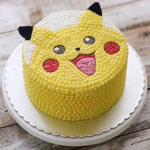 Pikachu Face Cream Cake Delivery in Ghaziabad