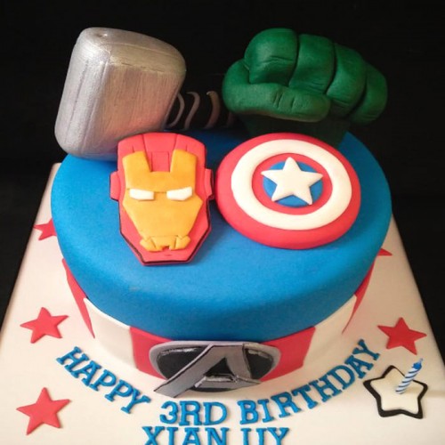 Superhero Avengers Designer Cake Delivery in Ghaziabad
