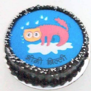 Ghaziabad Special: Online Bheegi Billi Cartoon Photo Cake Delivery in  Ghaziabad