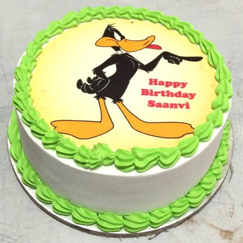 Daffy Duck Photo Cake Delivery in Ghaziabad