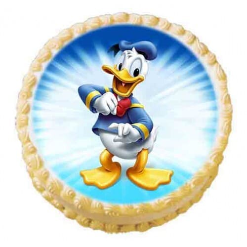 Donald Duck Photo Cake Delivery in Ghaziabad