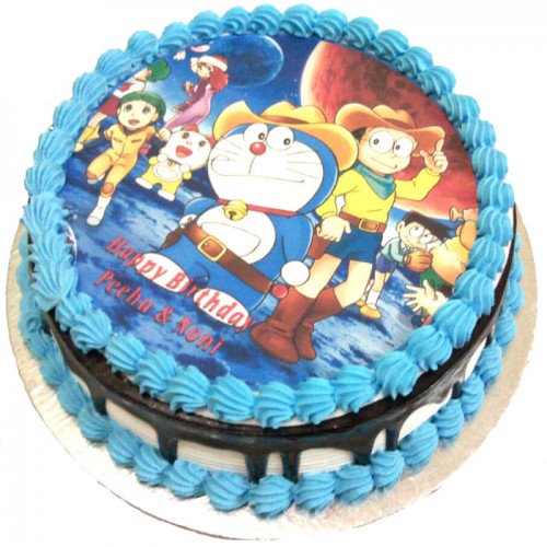 Doraemon & Nobita Photo Cake Delivery in Ghaziabad