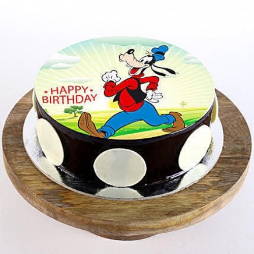Goofy Chocolate Photo Cake Delivery in Ghaziabad