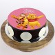 Pooh & Tigger Chocolate Photo Cake Delivery in Ghaziabad