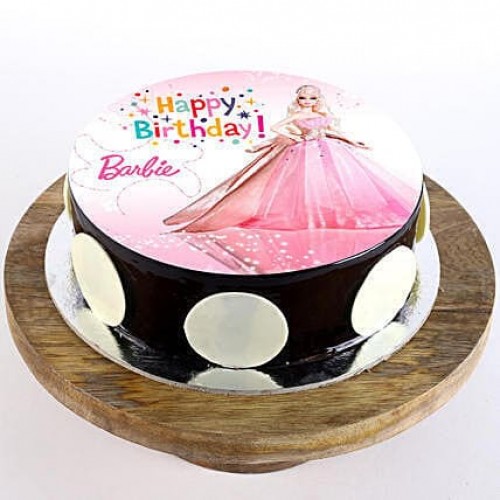 Princess Barbie Chocolate Cake Delivery in Ghaziabad
