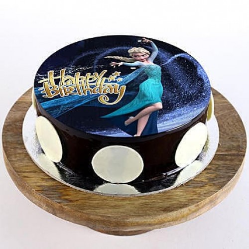 Princess Elsa Chocolate Cake Delivery in Ghaziabad