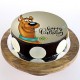 Scooby Doo Chocolate Photo Cake Delivery in Ghaziabad
