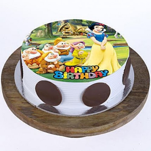 Snow White Pineapple Cake Delivery in Ghaziabad