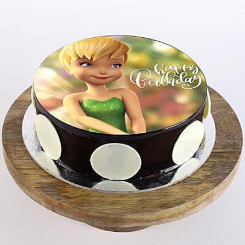Tinker Bell Chocolate Photo Cake Delivery in Ghaziabad