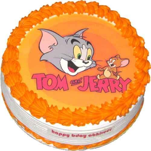 Tom & Jerry Photo Cake Delivery in Ghaziabad