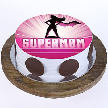 Supermom Pineapple Photo Cake