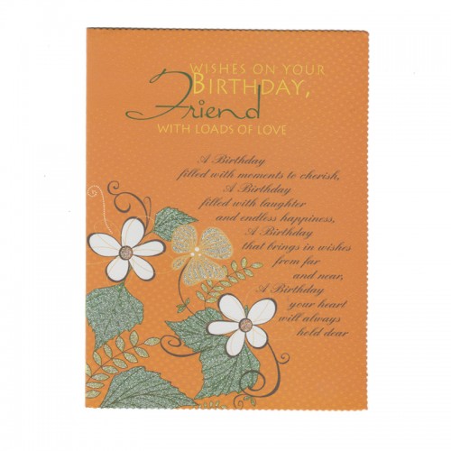 Friend Birthday Card Small Delivery in Ghaziabad