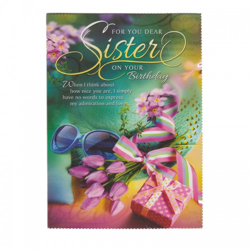 Sister Birthday Card Small Delivery in Ghaziabad