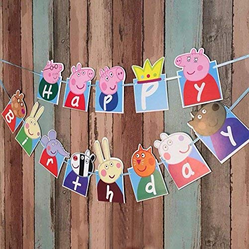 Peppa Pig Happy Birthday Banner Delivery in Ghaziabad
