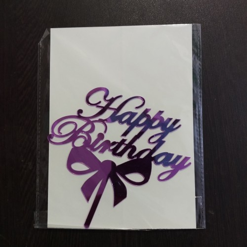 Happy Birthday Purple Tag Delivery in Ghaziabad