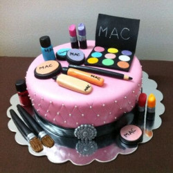 Fashion and Makeup Theme Cakes
