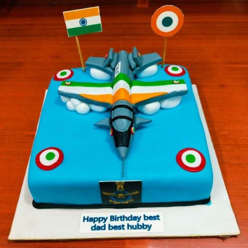 Indian Air Force Fighter Jet Theme Cake Delivery in Ghaziabad