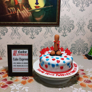 Dick Theme Naughty Cake