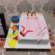 Couple in Bed Anniversary Cake Delivery in Ghaziabad