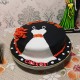 Bridal Gown Theme Fondant Cake Delivery in Ghaziabad