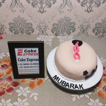 Vagina Shape Naughty Cake