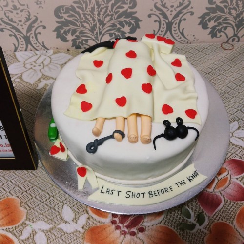 Last Shot Before The Knot Bachelorette Cake Delivery in Ghaziabad