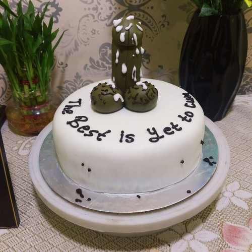 Standing Dick Fondant Cake Delivery in Ghaziabad