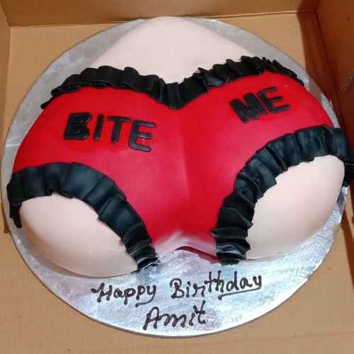 Bite Me Naughty Butt Cake Delivery in Ghaziabad