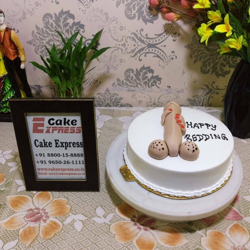 Dick Theme Semi Fondant Cake Delivery in Ghaziabad