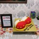Nip Slips Red Bra Fondant Cake Delivery in Ghaziabad