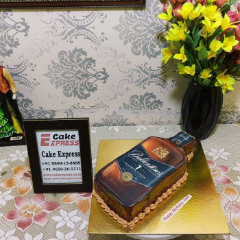 Ballantines Scotch Whiskey Cake