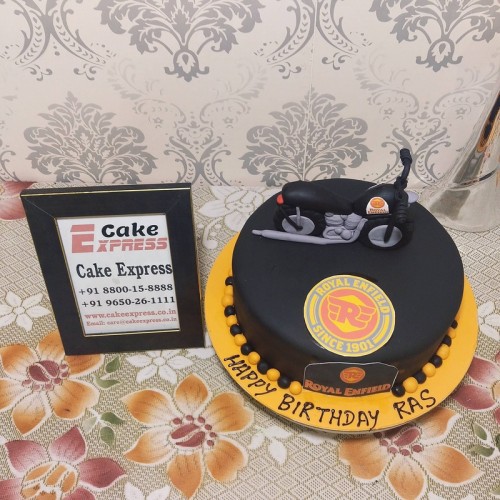 Royal Enfield Customized Cake Delivery in Ghaziabad