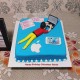 Tech Guy Theme Fondant Cake Delivery in Ghaziabad