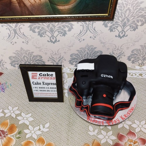 Camera Fondant Cake Delivery in Ghaziabad