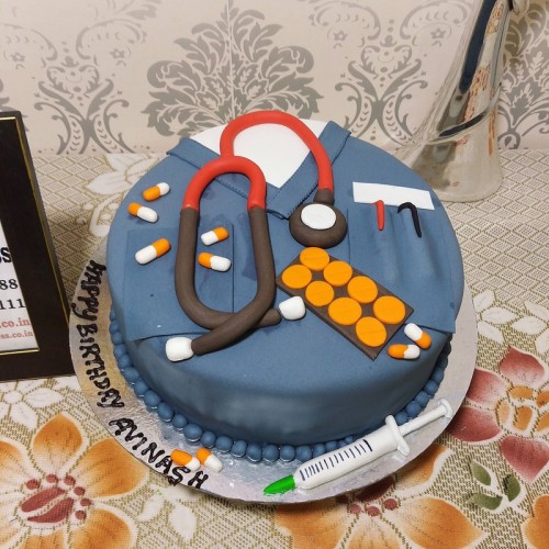 Doctor Theme Cake Delivery in Ghaziabad